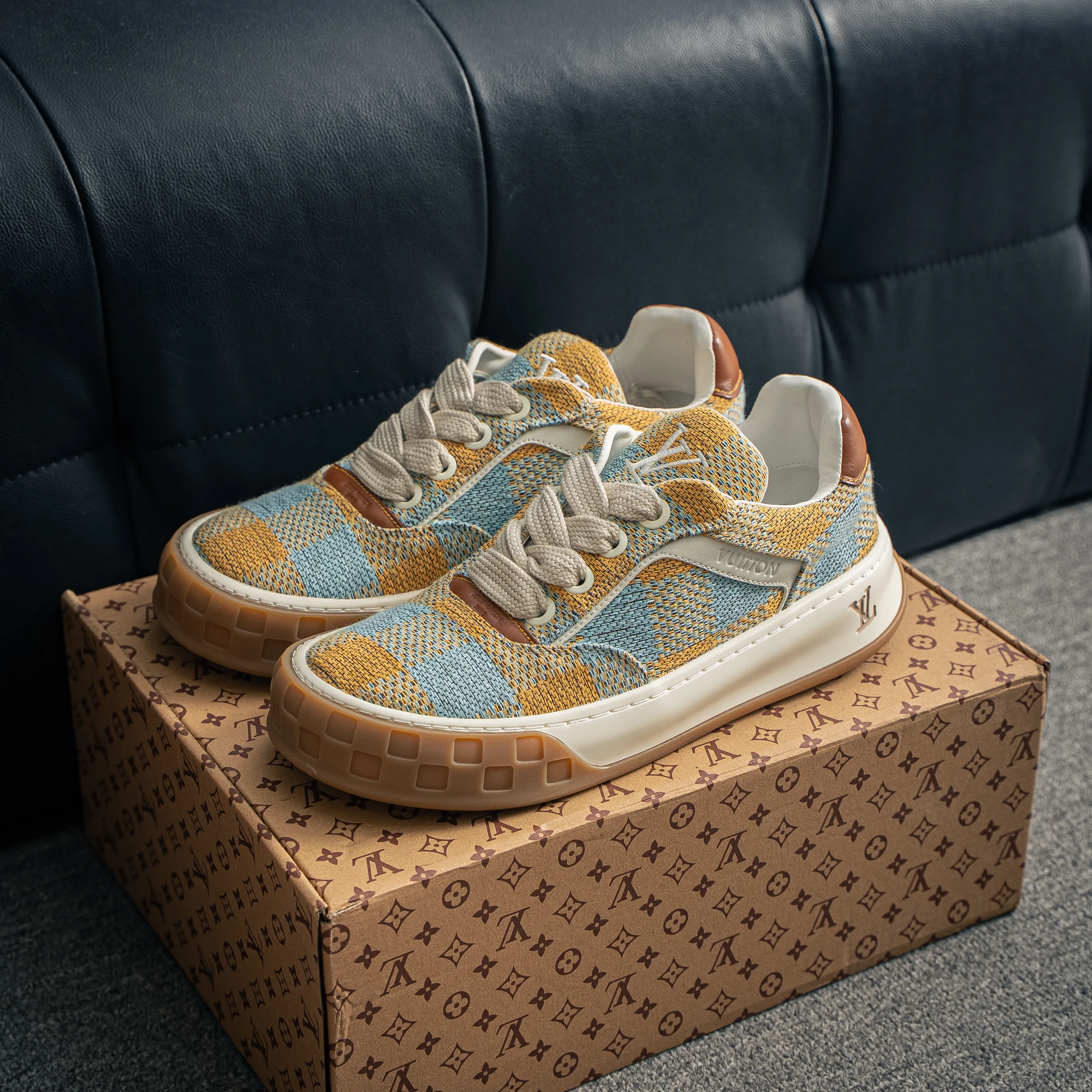 # Premium -- LOUIS VUITTON Tilted Series｜2026 LV Tilted Low Sneakers Series Low-Top Retro Skate Shoes Men Shoes｜